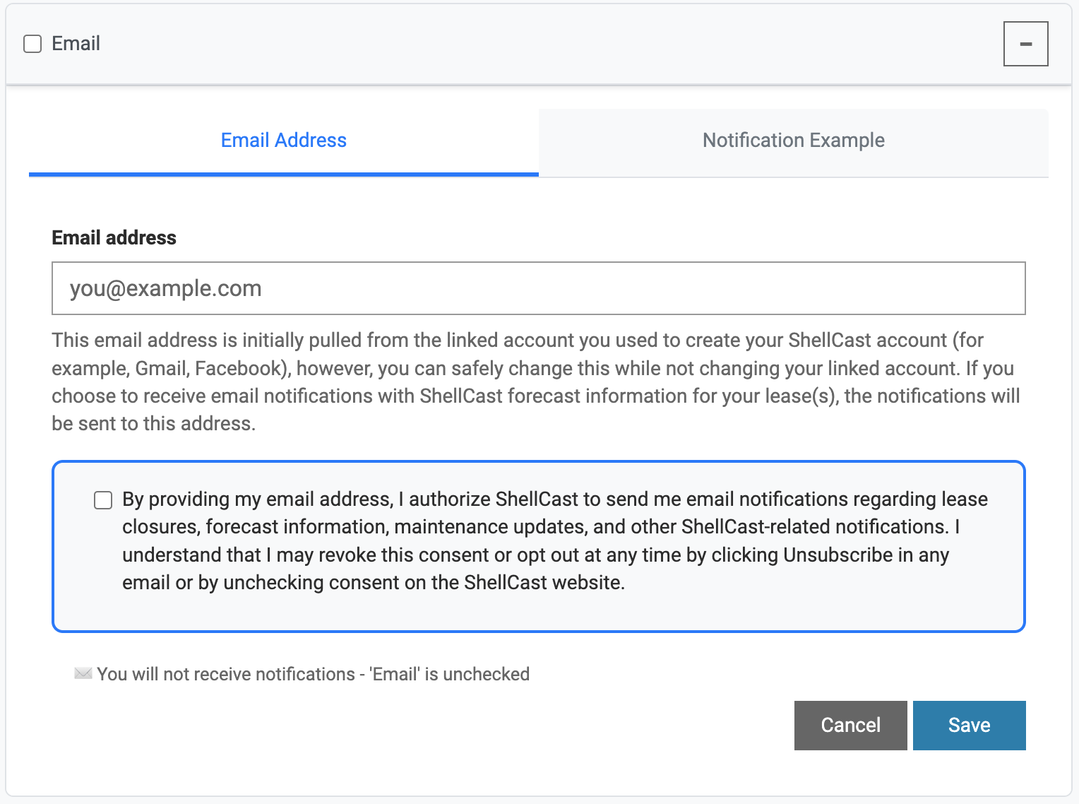 Email Message Opt-In